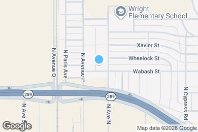 Map image of the property - 2406 N. Ave. O-
