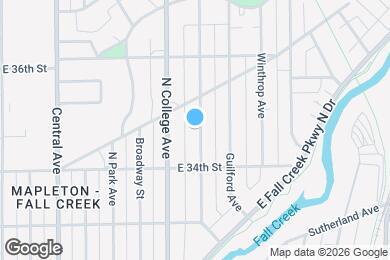 Map image of the property - 3438 Carrollton Ave