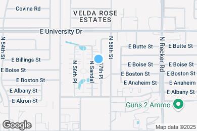 Map image of the property - 245 N Sandal