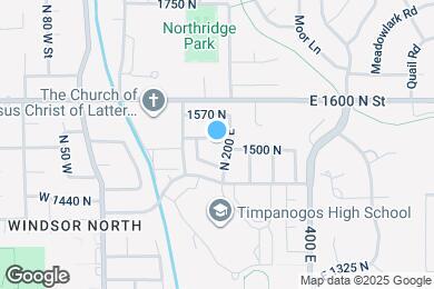 Map image of the property - 180 E 1520 N