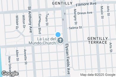 Map image of the property - 4919 Frenchmen St