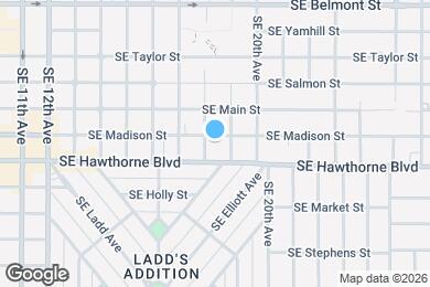 Map image of the property - 1814 SE Madison St