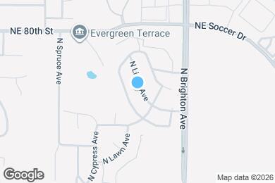 Map image of the property - 7816 N Lister Ave