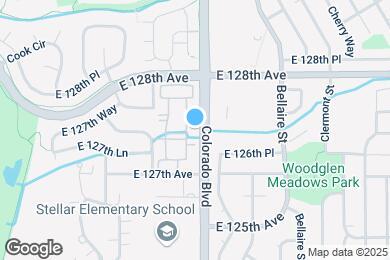 Map image of the property - 12711 Colorado Blvd