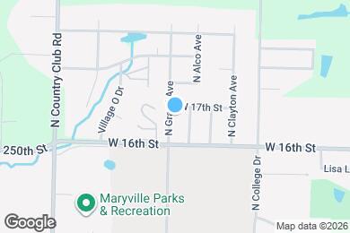 Map image of the property - 1635 N Grand Ave