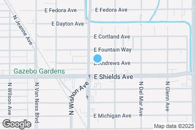 Map image of the property - 934 E Andrews Ave