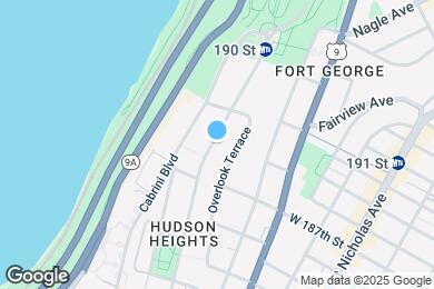 Map image of the property - 640 Fort Washington Ave