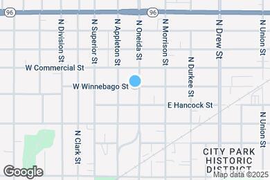 Map image of the property - 821 N Oneida St