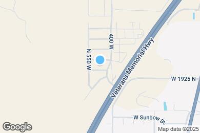 Map image of the property - 484 W 1950 N