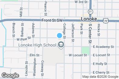 Map image of the property - 415 W Pine St