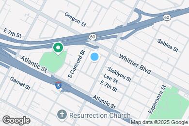 Map image of the property - 938 S Bernal Ave