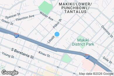 Map image of the property - 1503 Liholiho St