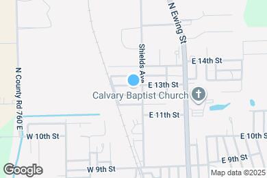 Map image of the property - 128 E 13th St