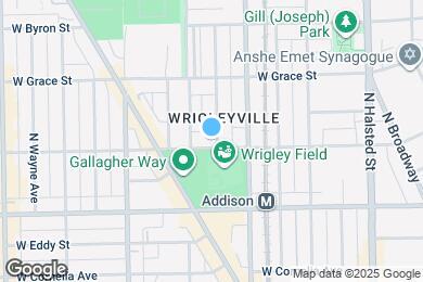 Map image of the property - 3706 N Kenmore Ave