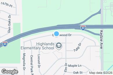 Map image of the property - 3421 Birchwood Dr