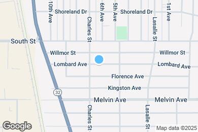 Map image of the property - 1301 Lombard Ave
