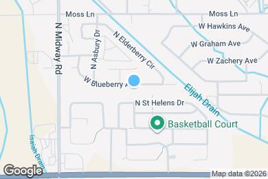 Map image of the property - 11761 W Blueberry Ave