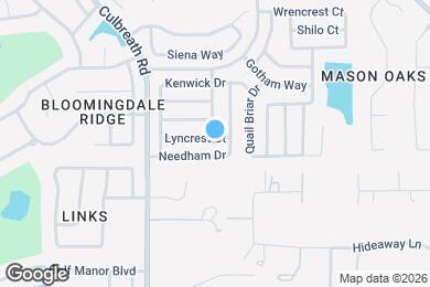 Map image of the property - 2321 Lyncrest Ct