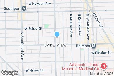 Map image of the property - 3223 N Racine Ave