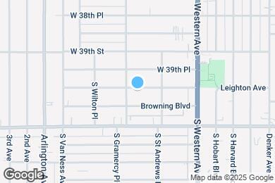Map image of the property - 1744 Leighton Ave