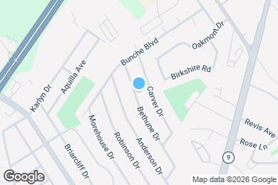 Map image of the property - 419 Bethune Dr