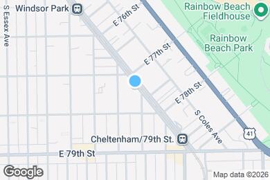 Map image of the property - 7720 S Exchange Ave