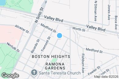 Map image of the property - 1660 1/2 Murchison St