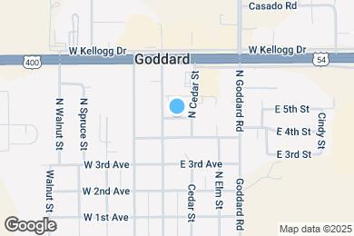 Map image of the property - 208 N Cedar