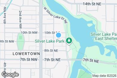Map image of the property - 115 9th St NE