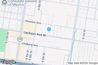 Map image of the property - 520 W Jackson Ave