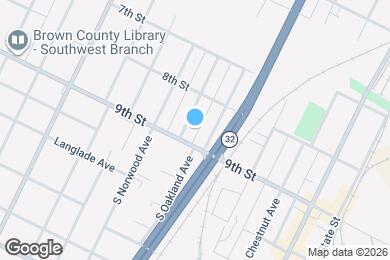 Map image of the property - 1231 S Greenwood Ave