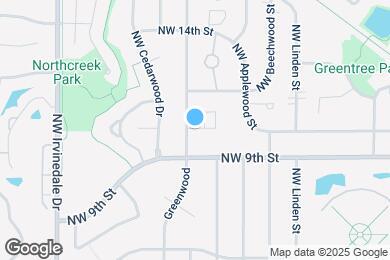 Map image of the property - 1003 NW Greenwood St