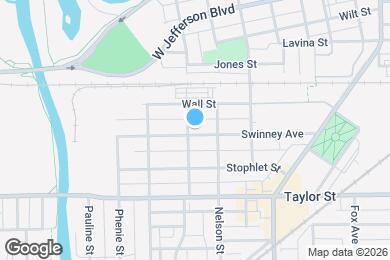 Map image of the property - 1332 Swinney Ave