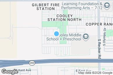 Map image of the property - 1054 S Agnes Ln