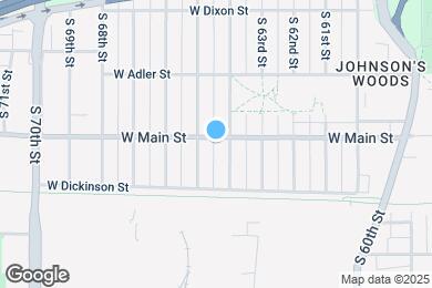 Map image of the property - 6411 W Main St