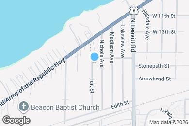 Map image of the property - 1447 Tait St