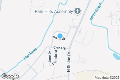Map image of the property - 105 Swan Dr