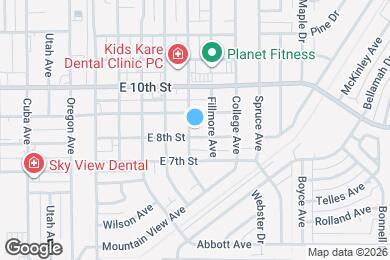 Map image of the property - 800 Adams Ave