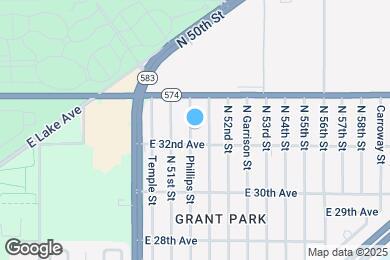 Map image of the property - 3807 Phillips St