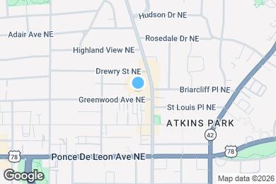 Map image of the property - 1036 Greenwood Ave NE