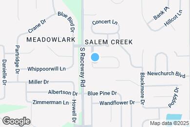 Map image of the property - 1629 Composer Way