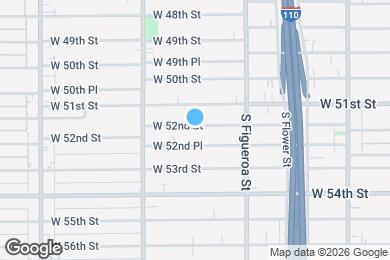 Map image of the property - 620 W 52nd St