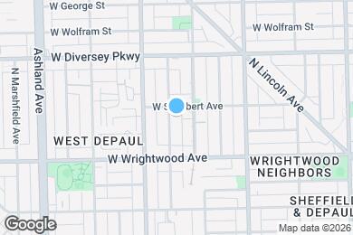 Map image of the property - 2649 N Wayne Ave