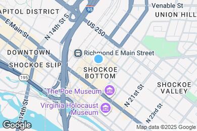 Map image of the property - 1710 E Franklin St