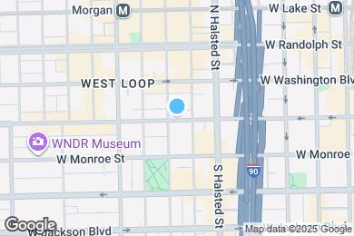 Map image of the property - 866 W Madison St