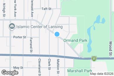 Map image of the property - 1428 E Cesar E Chavez Ave