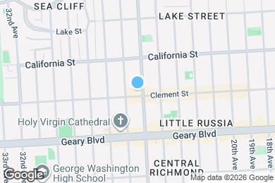 Map image of the property - 2414 Clement St