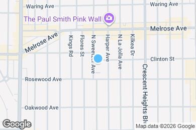 Map image of the property - 536 N Sweetzer Ave