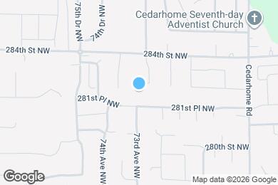 Map image of the property - 7302 282nd Pl NW