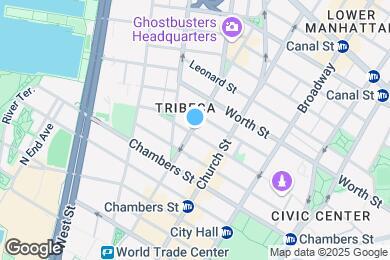 Map image of the property - 132 Chambers St